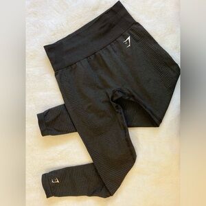 Gymshark Women’s High-Waisted Dark Grey Vital Seamless Leggings Size Small